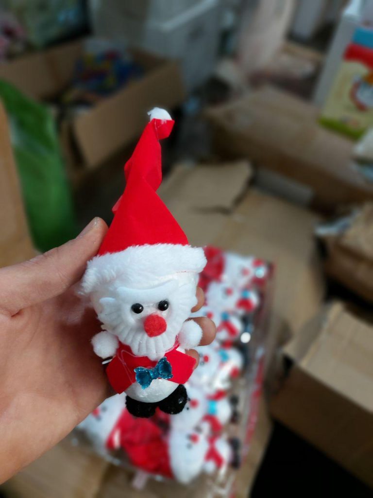 خرید عمده لوازم کریسمس عروسک کوچک بابانوئل